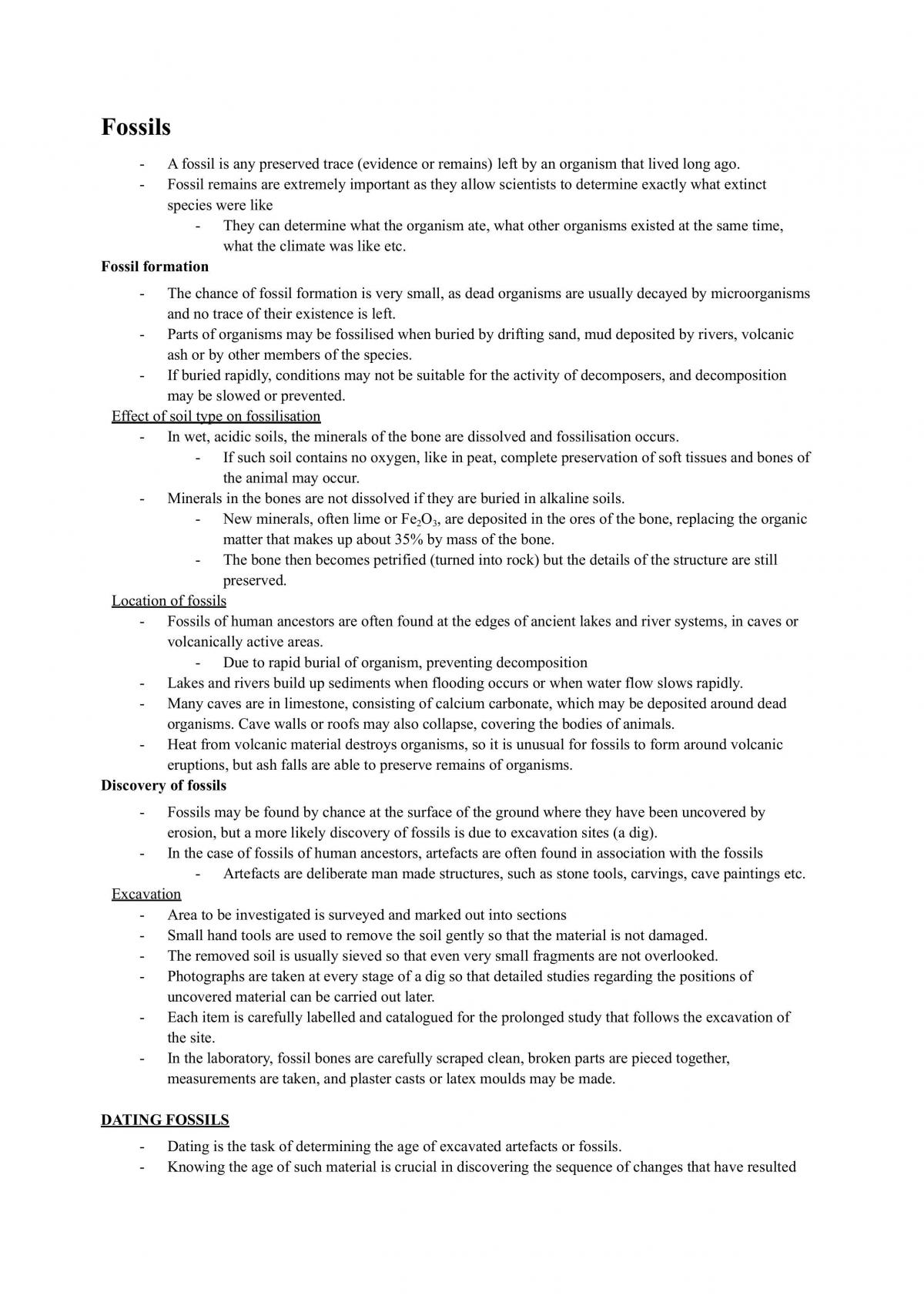 Fossils - Page 1