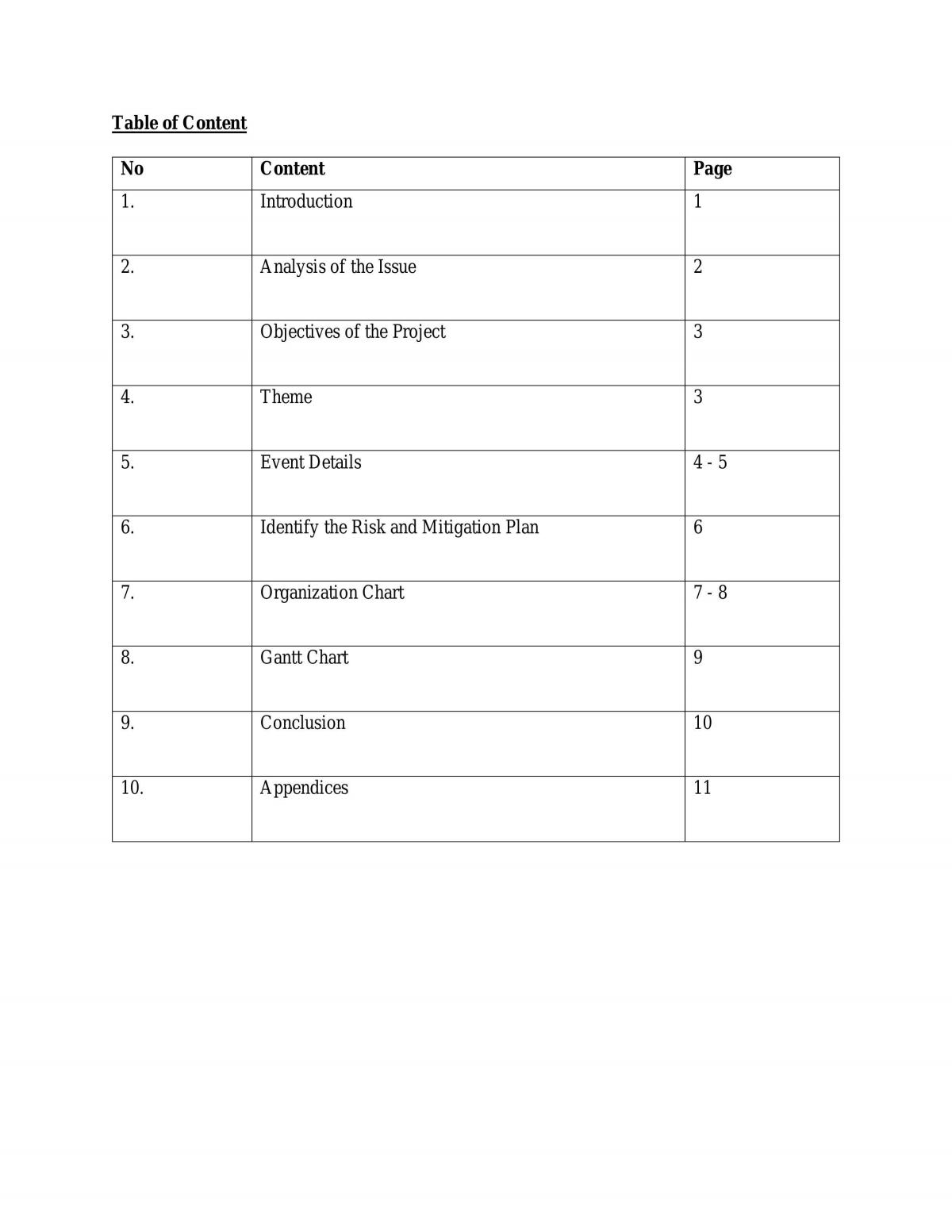 Community Project Written Proposal - Page 1