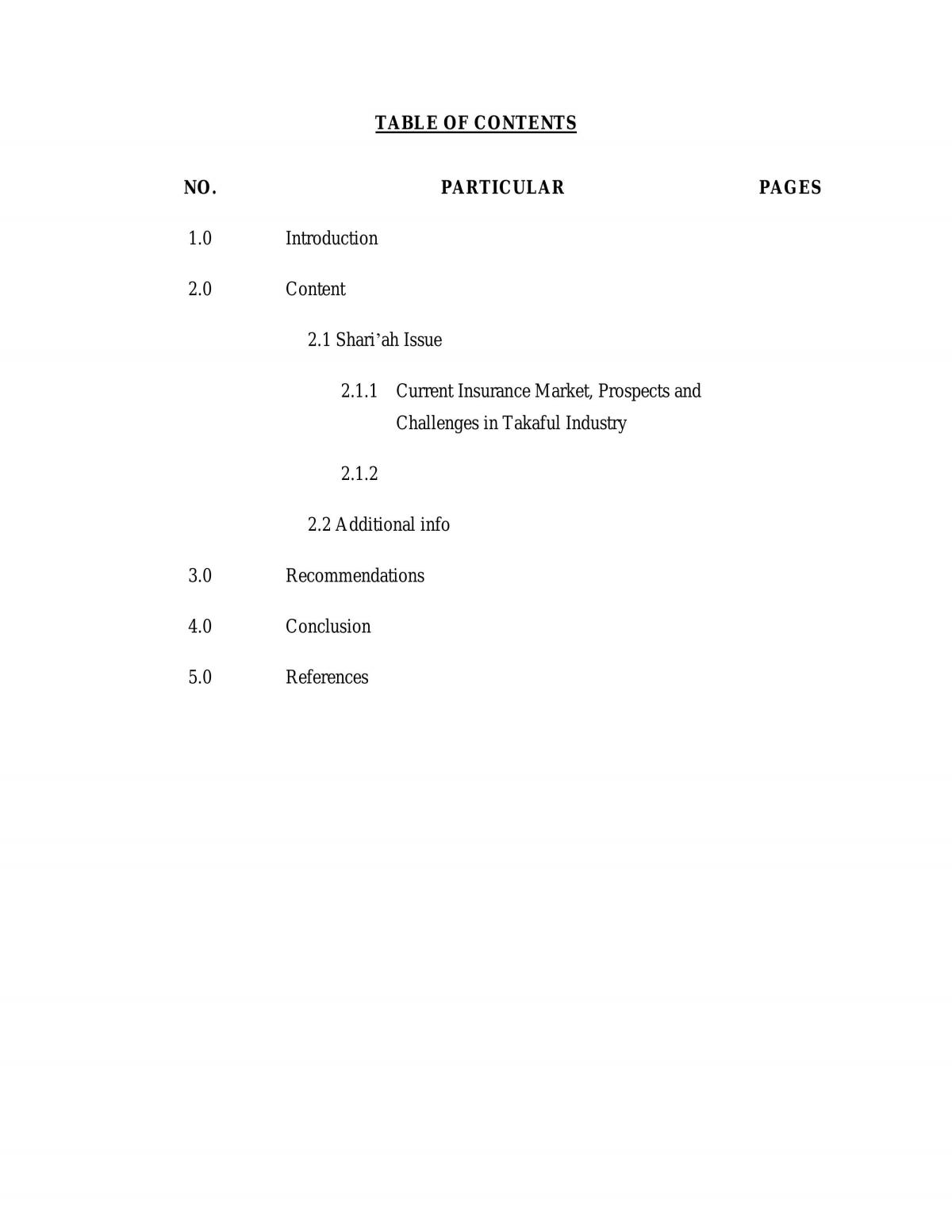 Islamic Banking Assignment - Page 1