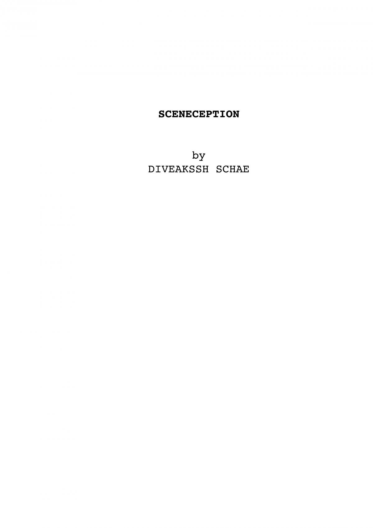 A Scene in 3 Genres - Page 1