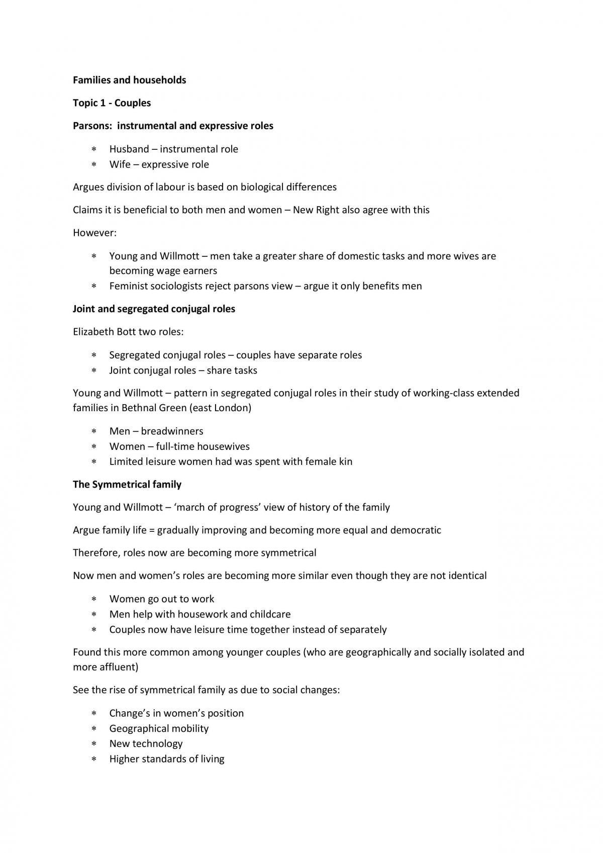 Sociology A level - Page 1
