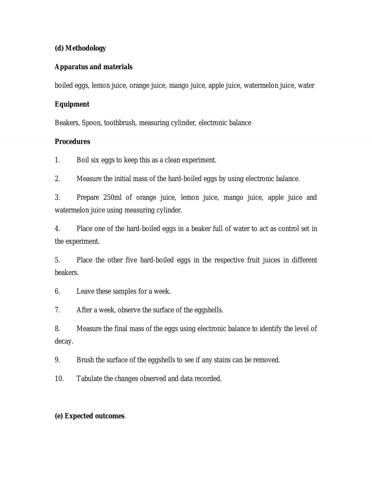 Effect of Different Fruit Juices on Teeth using Eggshells as Sample - Page 4