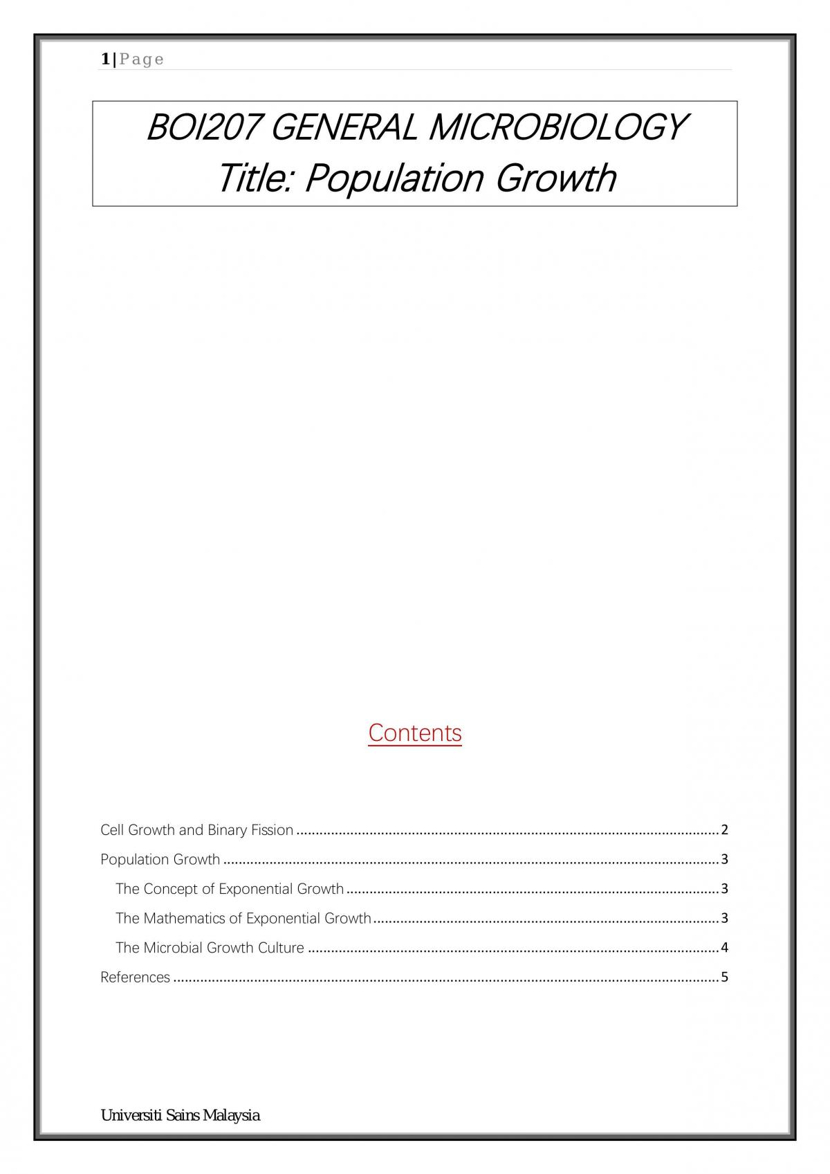 Population Growth - Page 1
