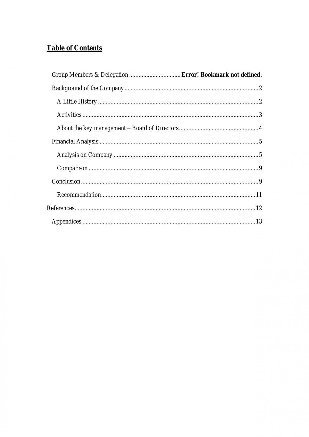 WACC1107 Group Assignment - Page 1