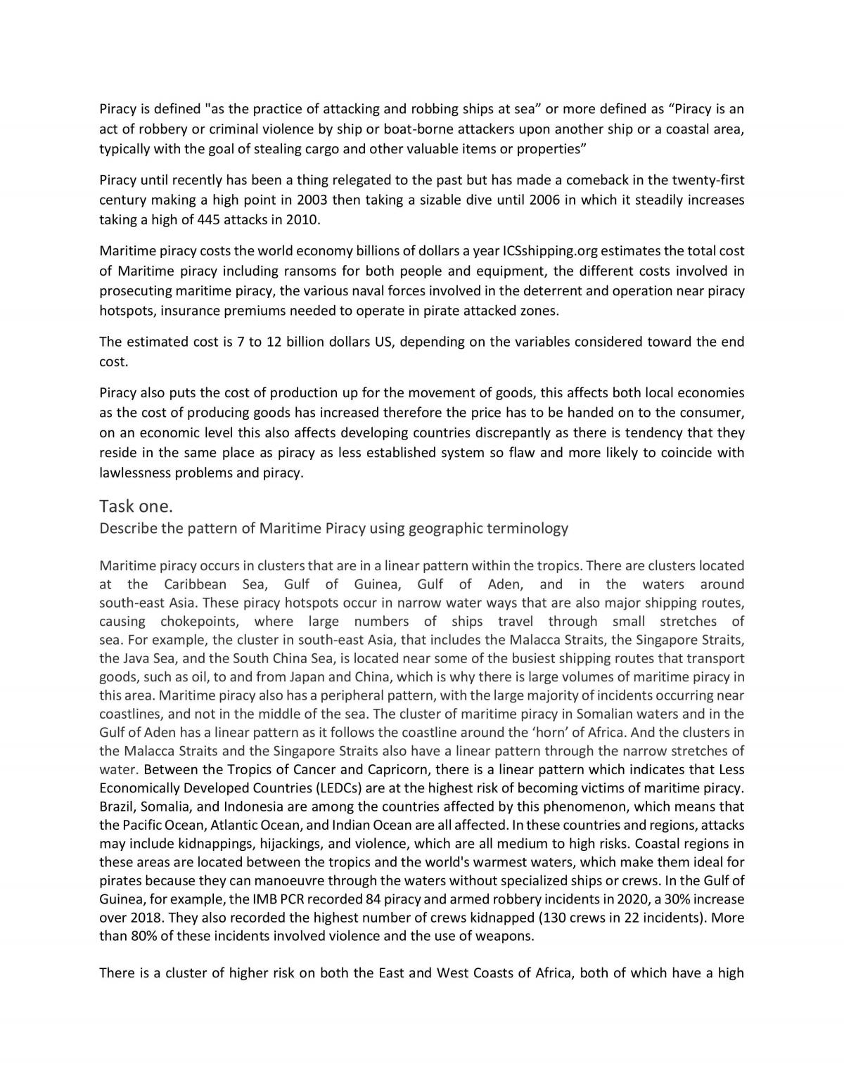 Maritime Piracy - Page 1