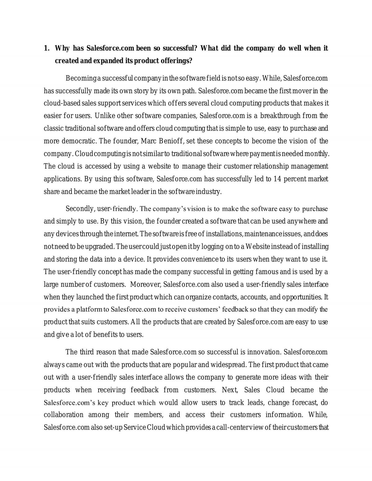 Case Study: Salesforce.com - Page 1