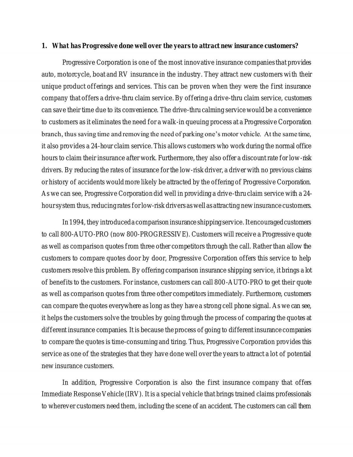 Case Study: Progressive - Page 1