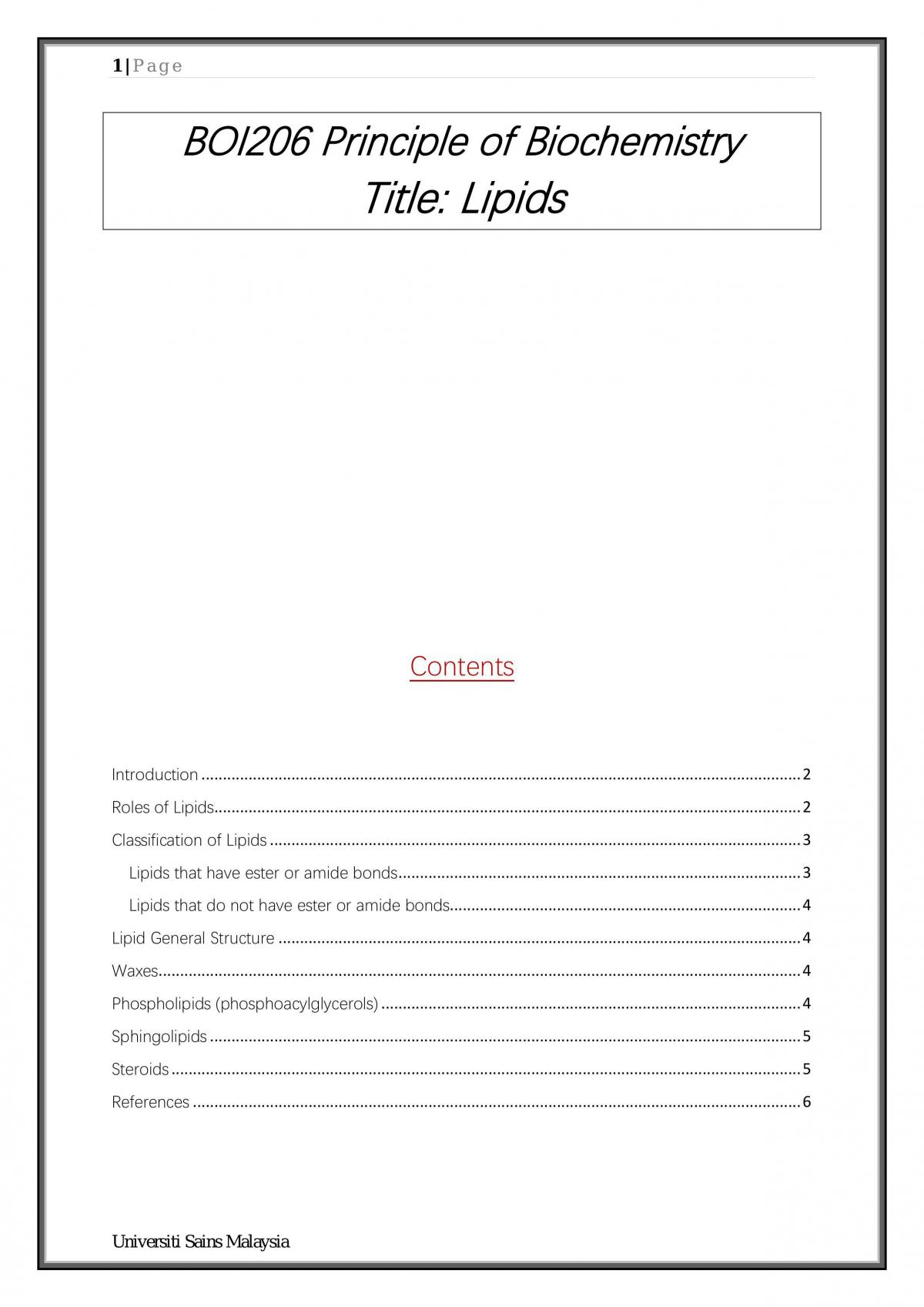 Lipids - Page 1
