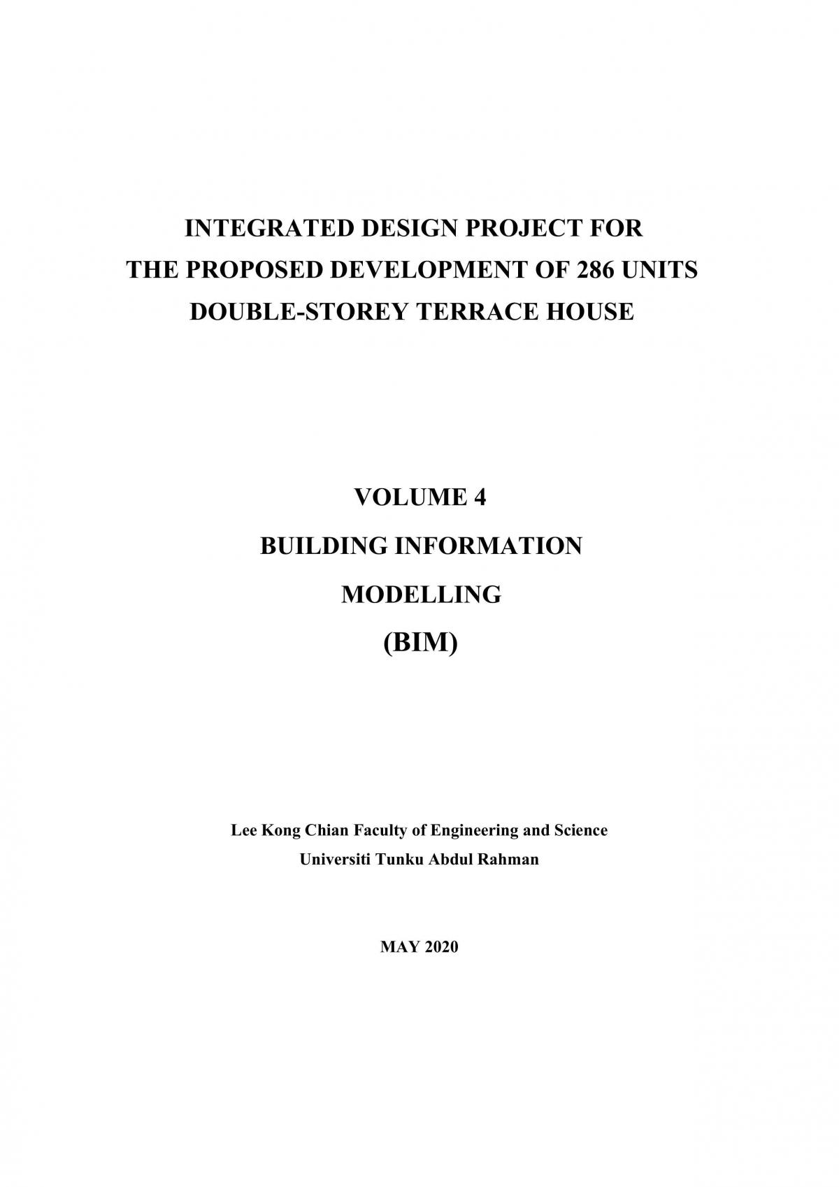 Volume 4: Building Information Modelling (BIM) - Page 1