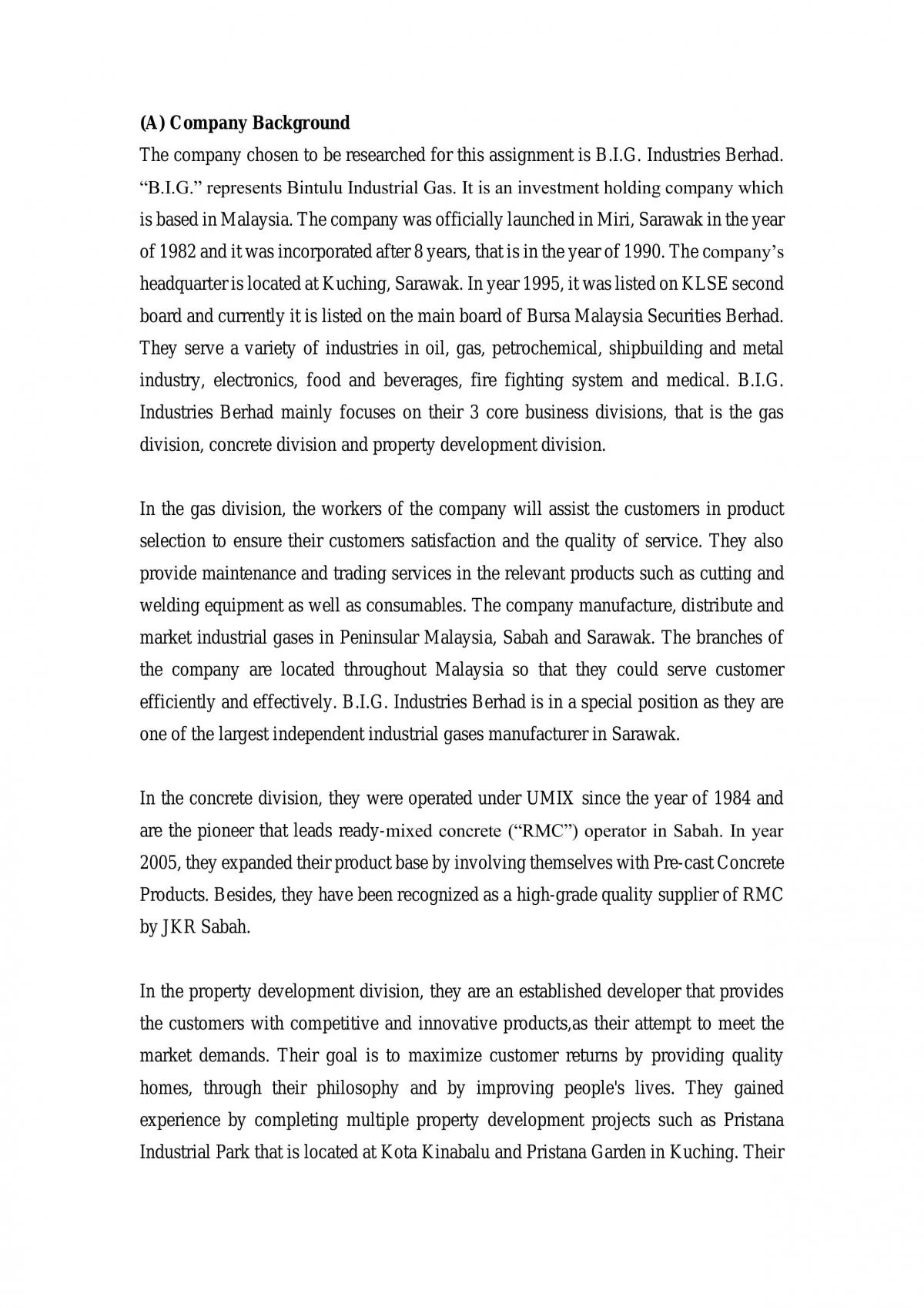 Management Accounting Assignment - Page 1