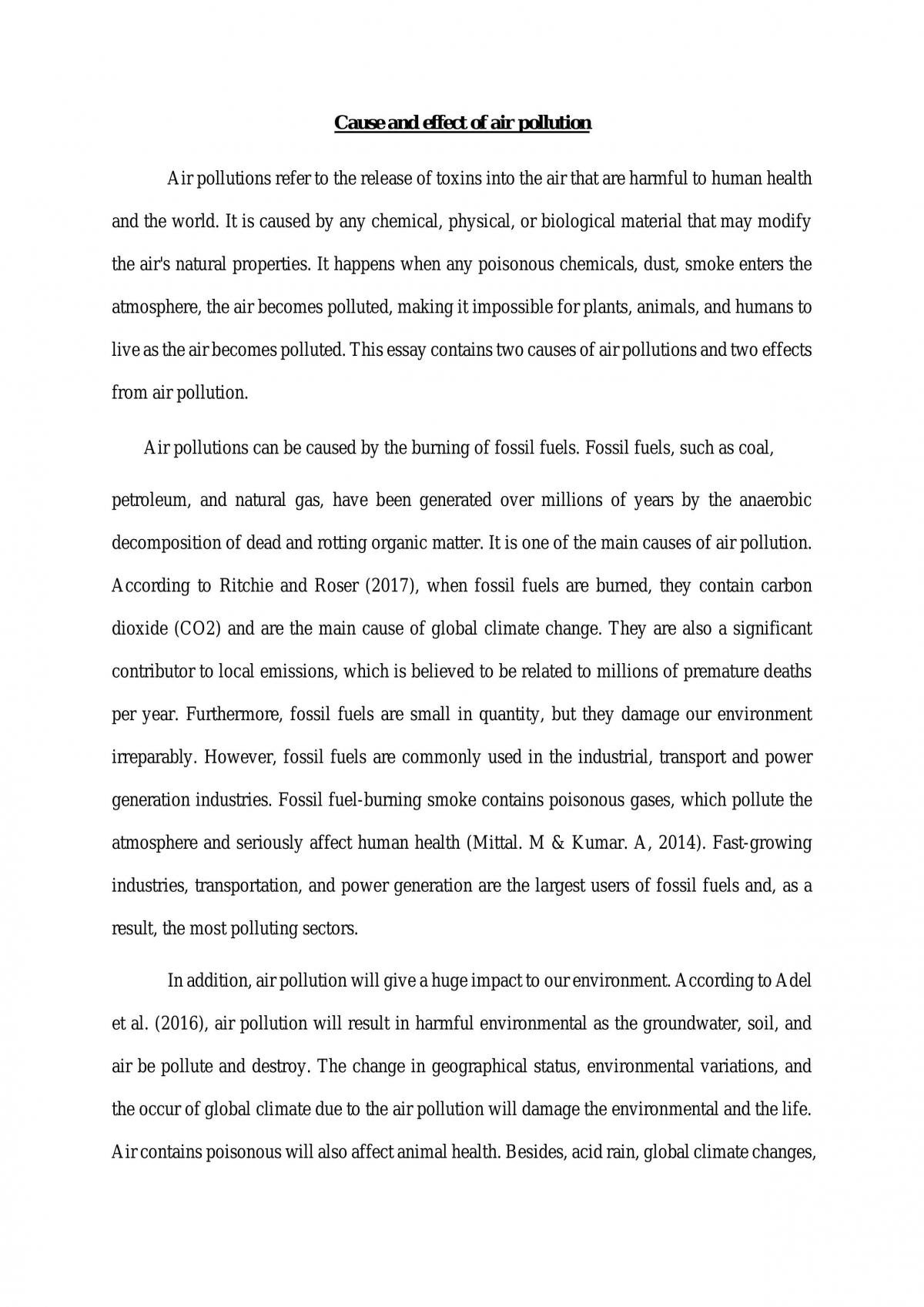Air pollution - Page 1