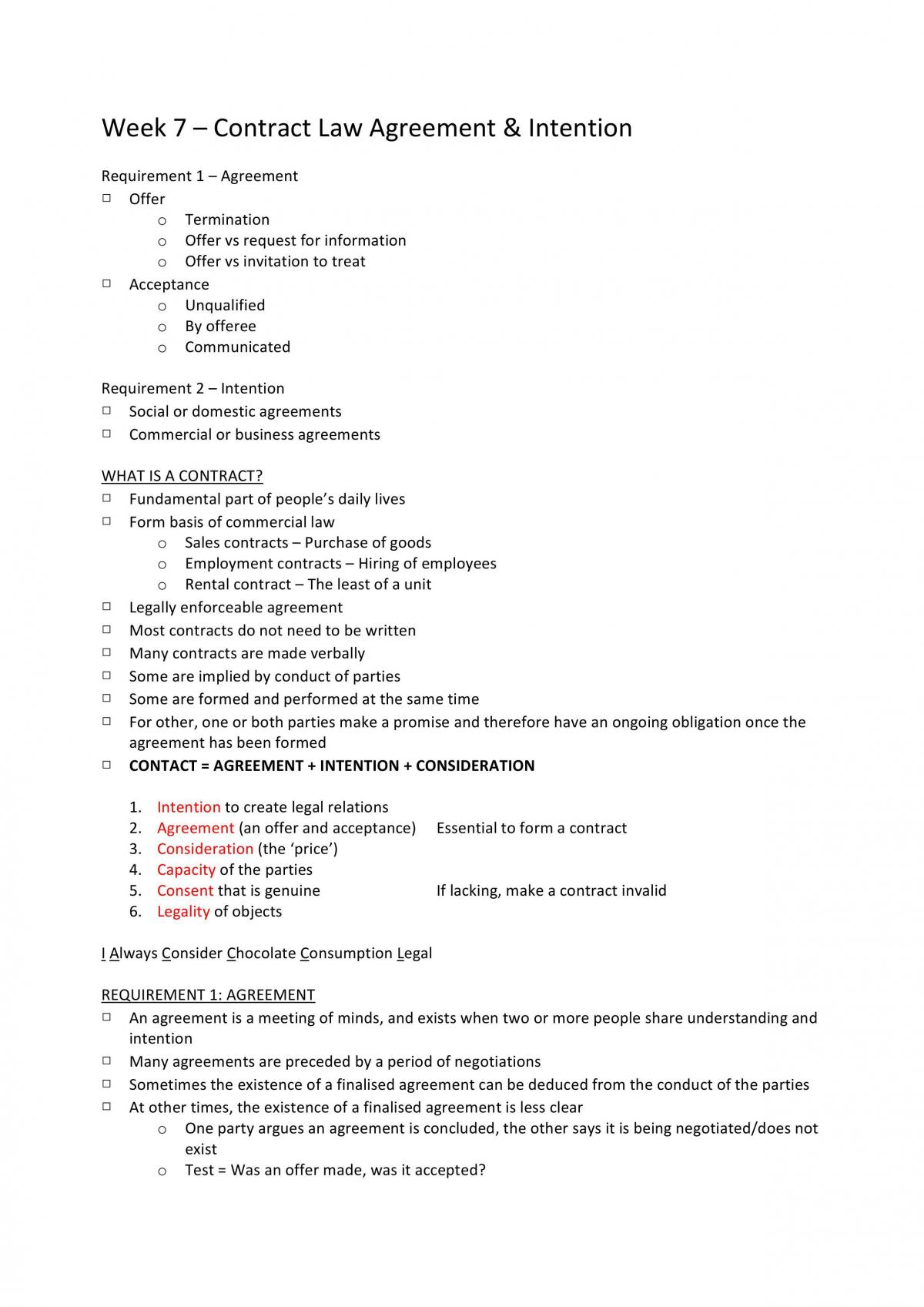 Final Exam Study Notes Weeks 7-12  - Page 1