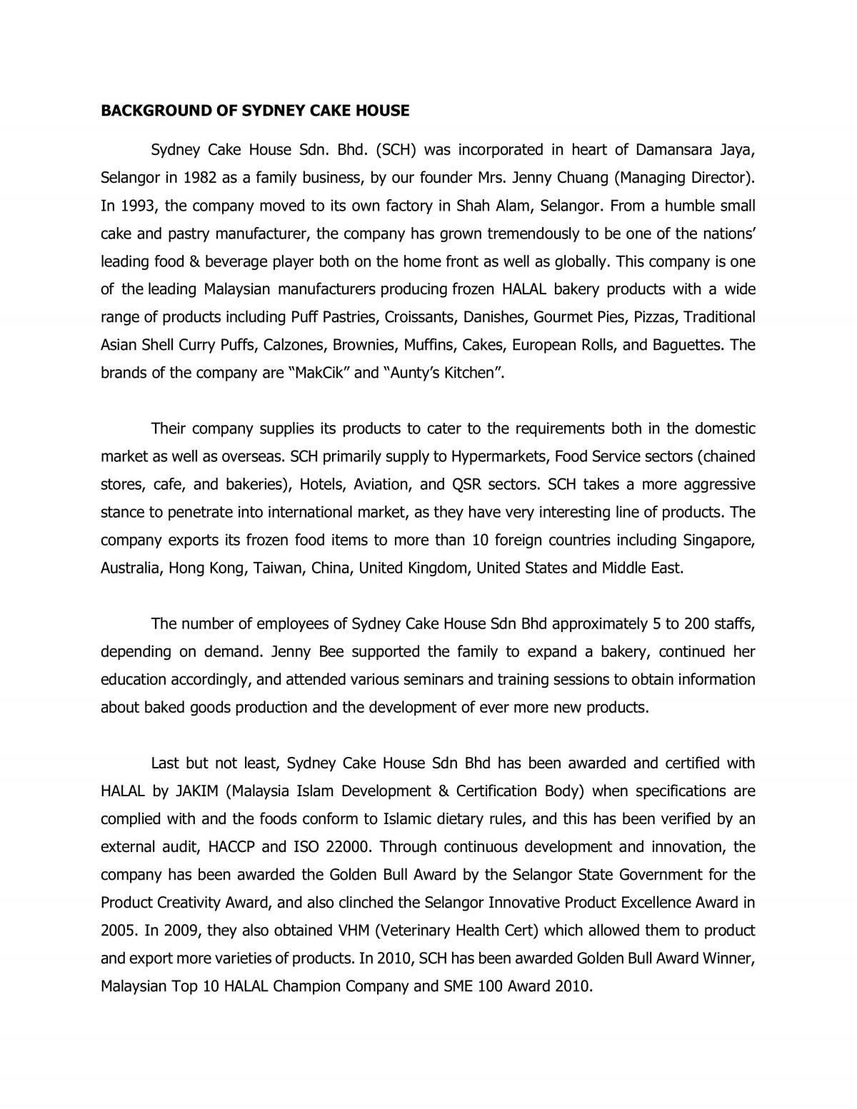 Analysis of SME - Page 1