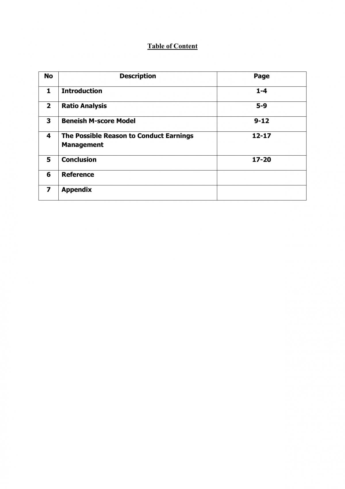 Analysis of SME - Page 1