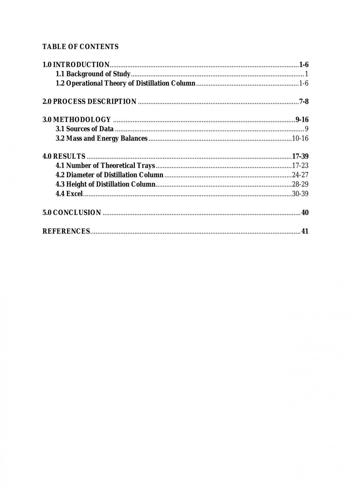 Distillation Project - Page 1