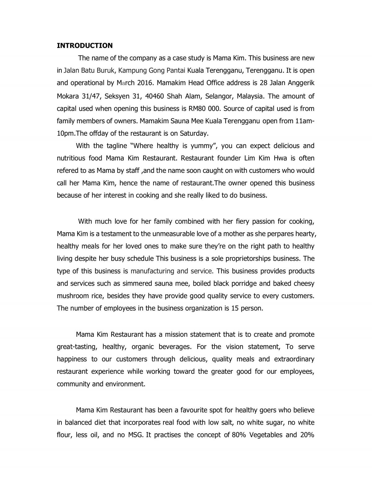 Analysis of MamaKim - Page 1