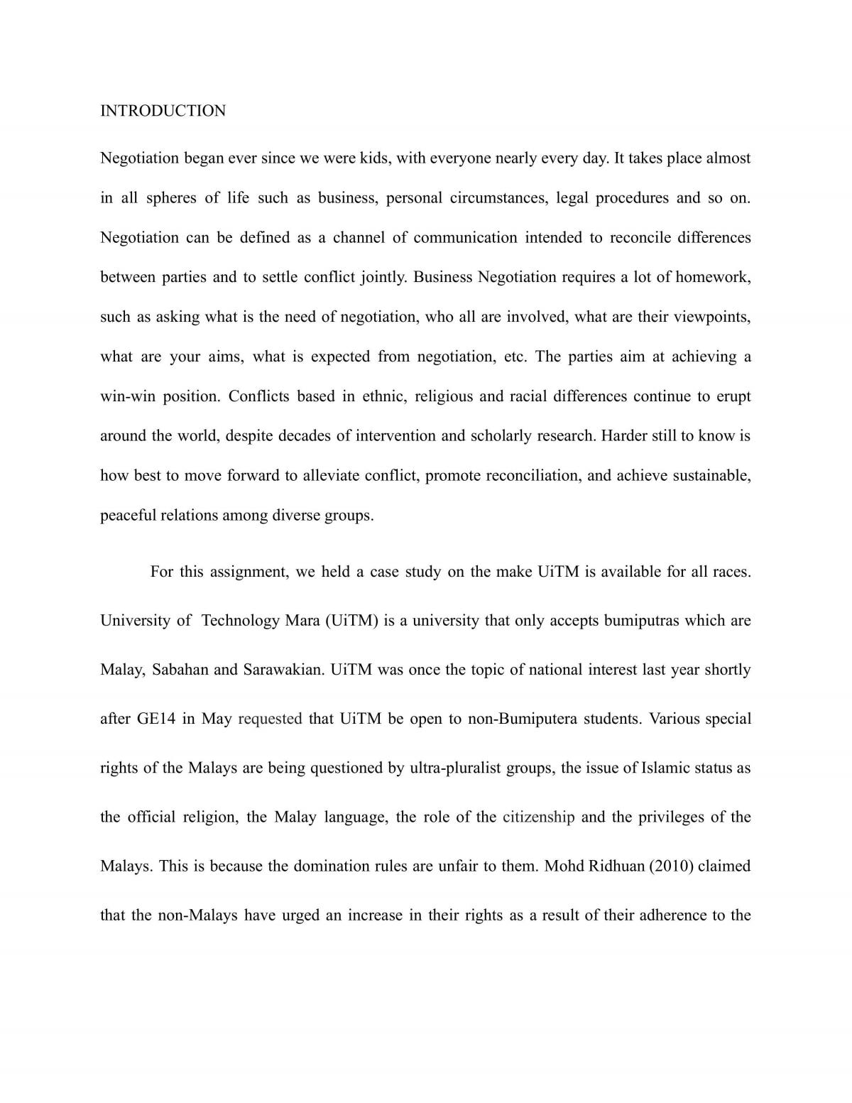 Conflicts based in racial differences - Page 1