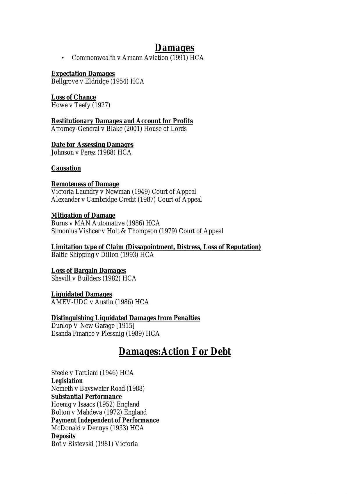 Contracts Caselist - Page 1