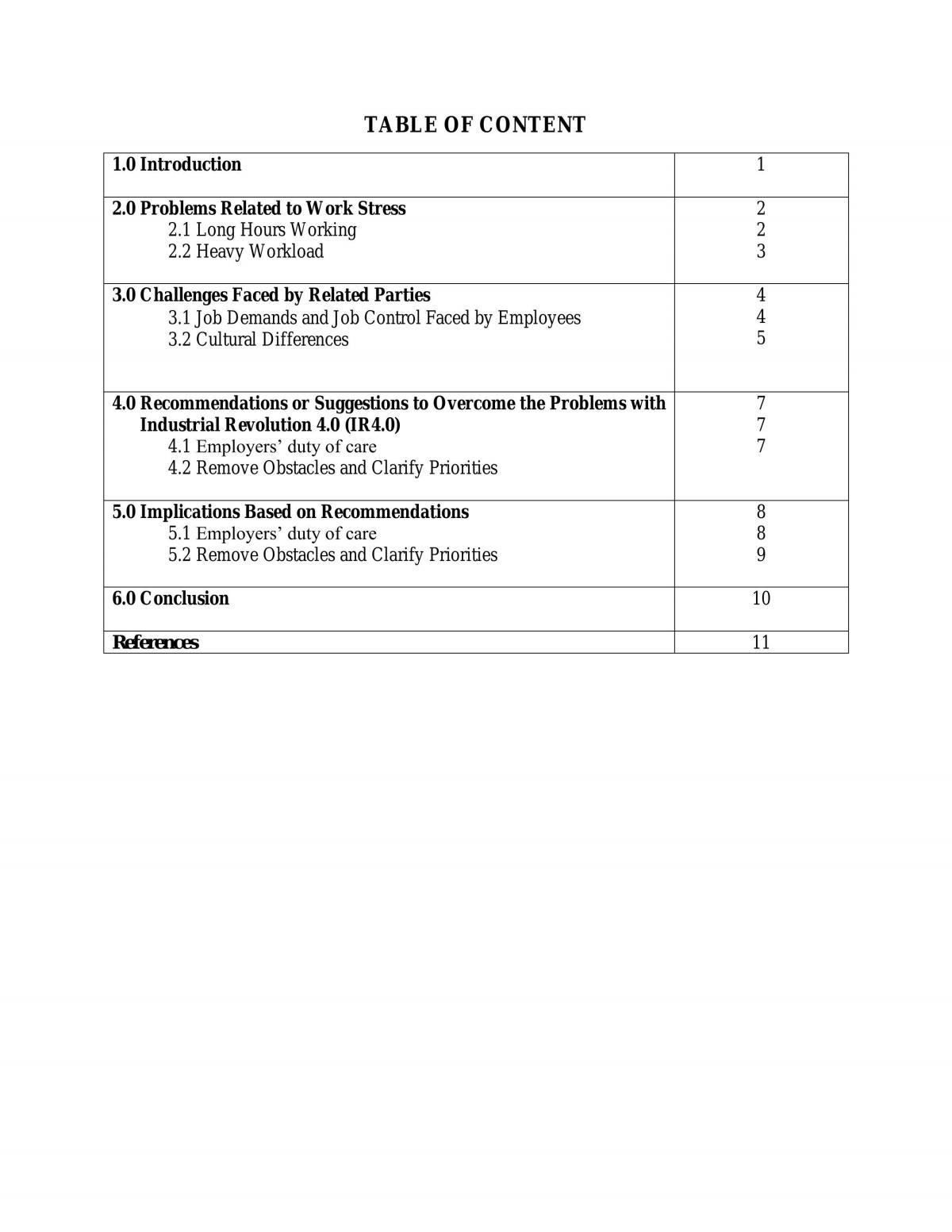 Assignment 1 - Work Stress - Page 1