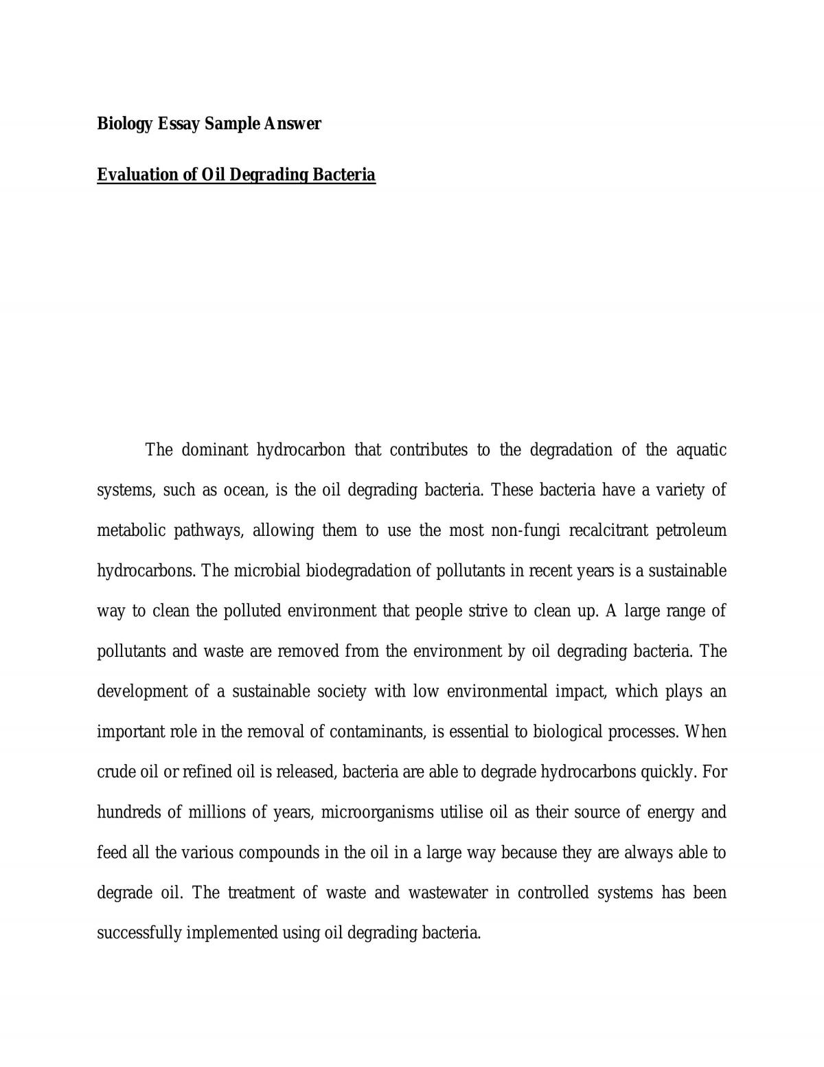 Oil degrading bacteria - Page 1