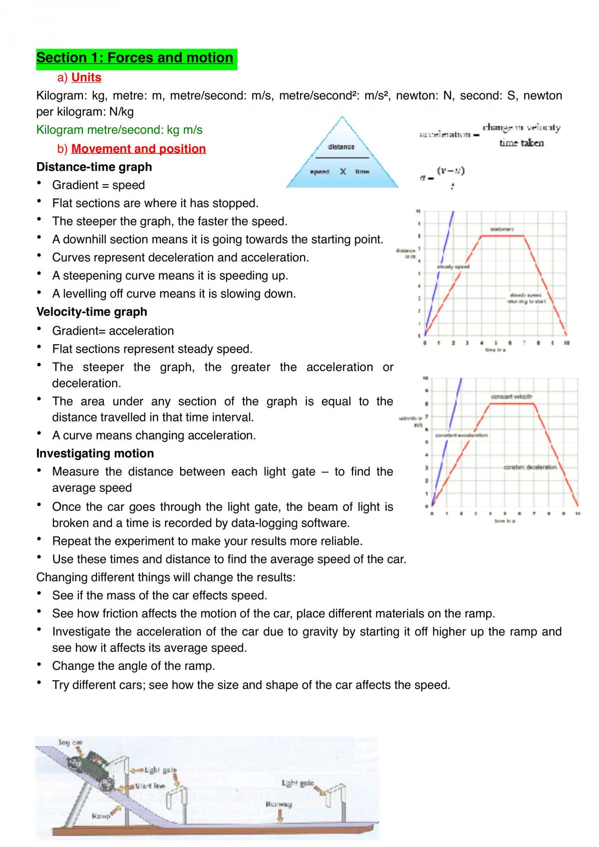 Physics notes - Page 1