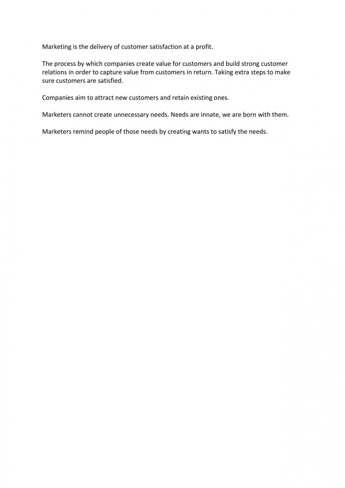 Marketing Notes - Page 1