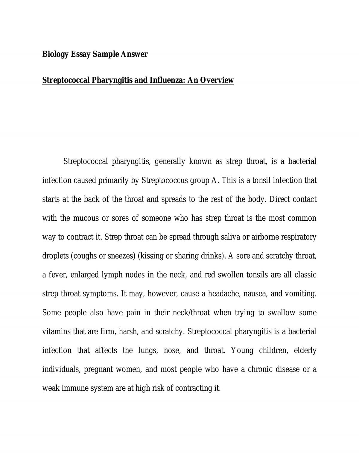 Streptococcal pharyngitis and influenza  - Page 1