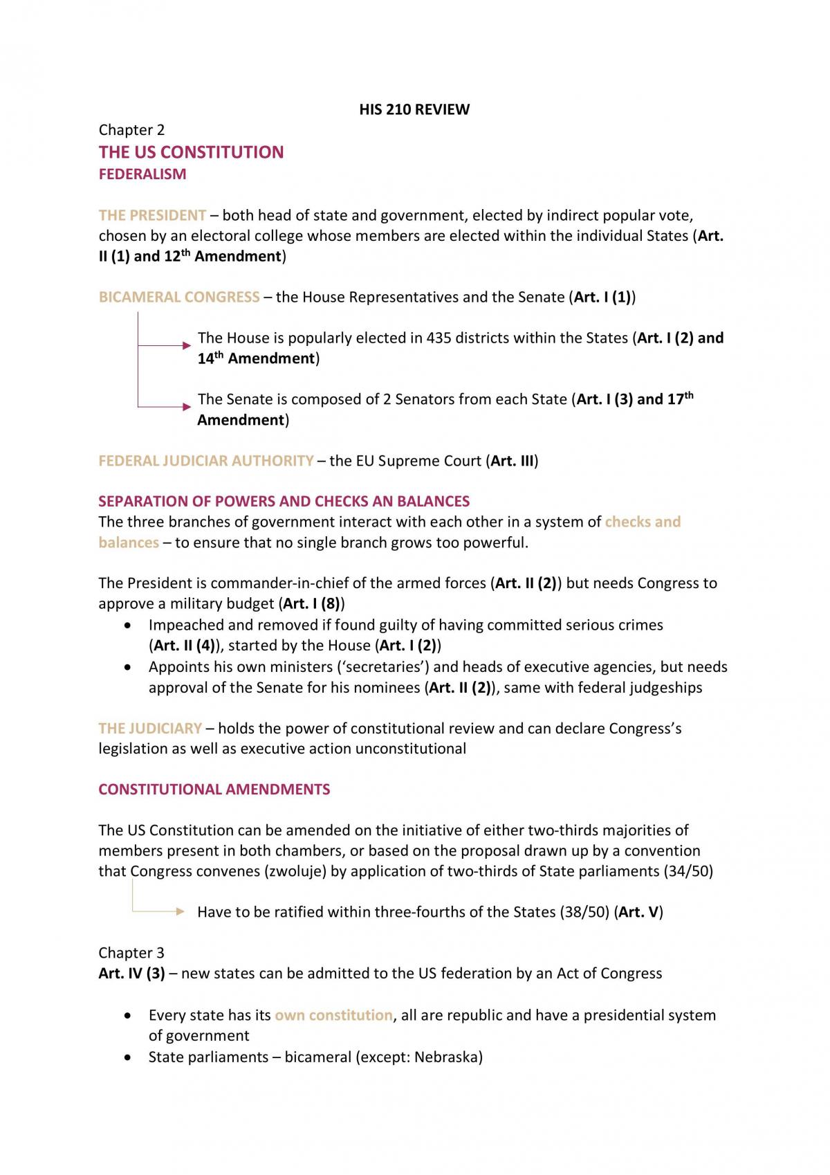HST 210 Summary - Page 1