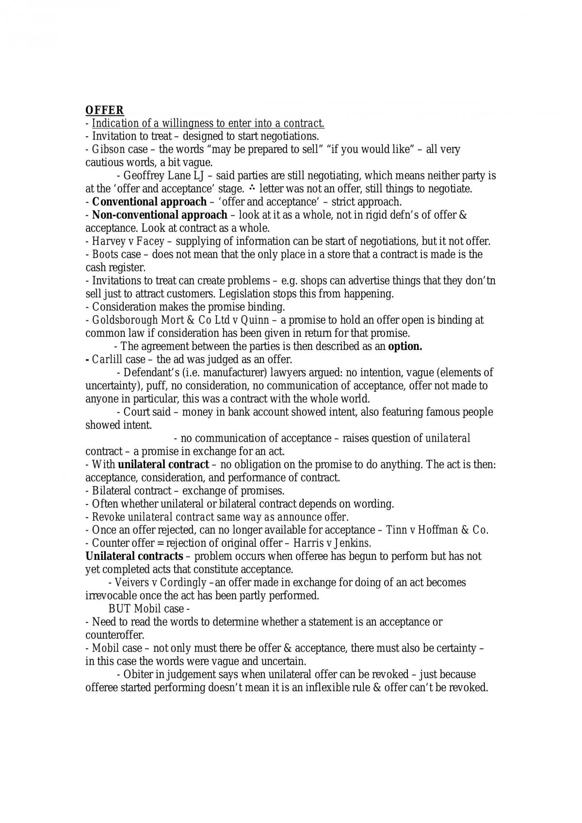 Contracts 1 Notes - Page 1