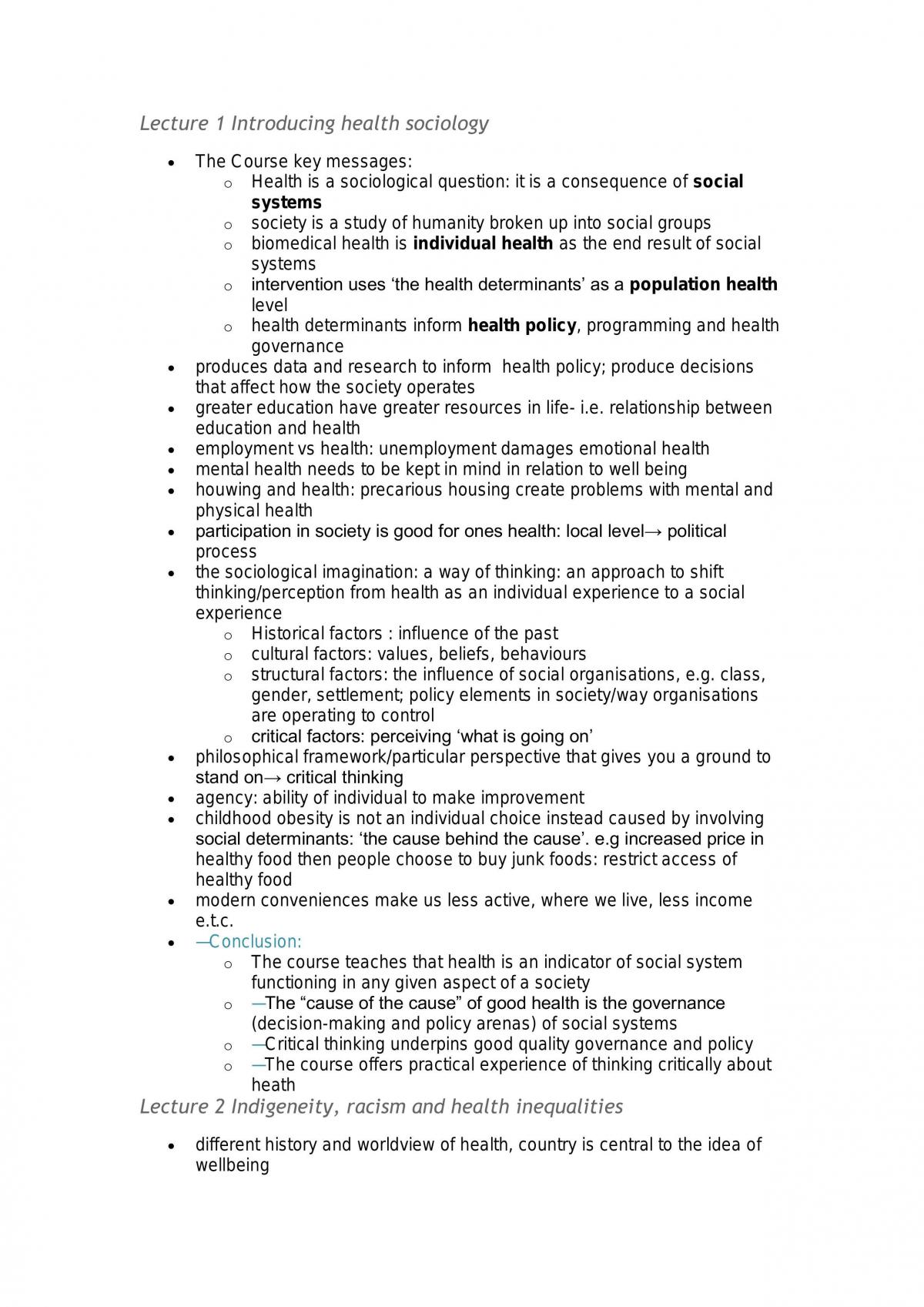 HSBH1008 Study NOtes  - Page 1