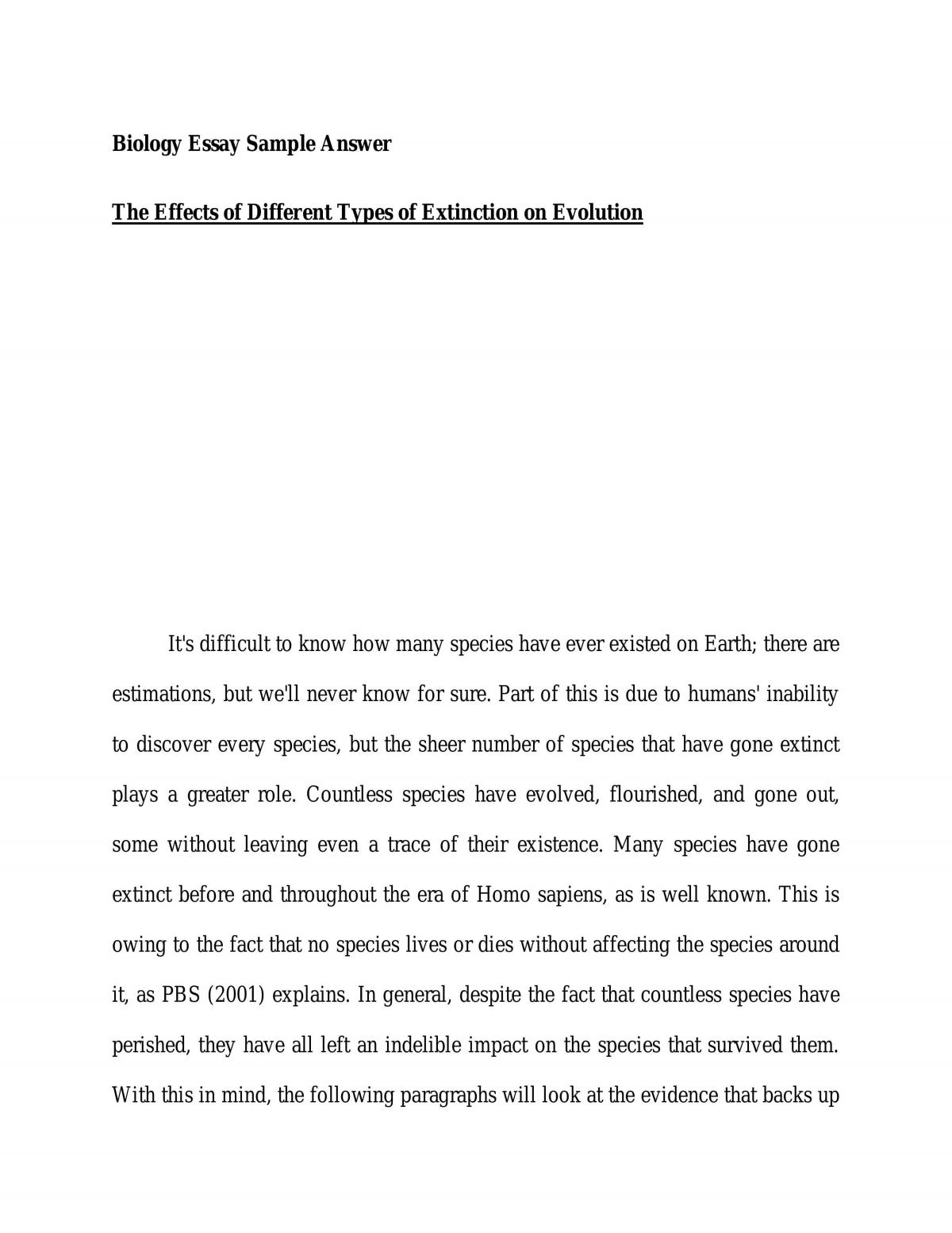Effects of different types of extinction on evolution.  - Page 1