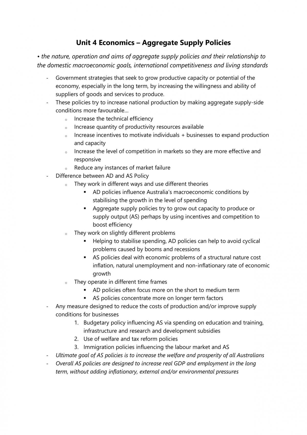 AS policies  - Page 1