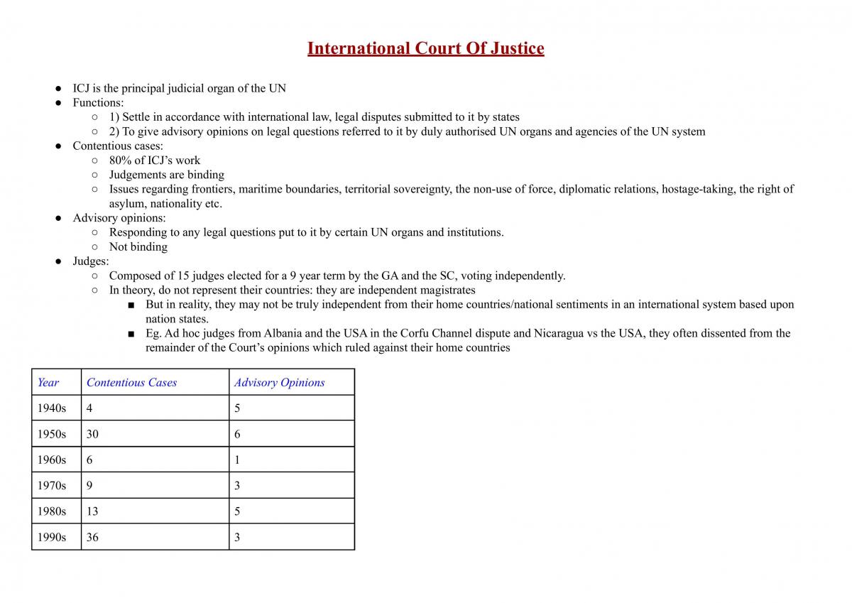 UN ICJ Notes - Page 1