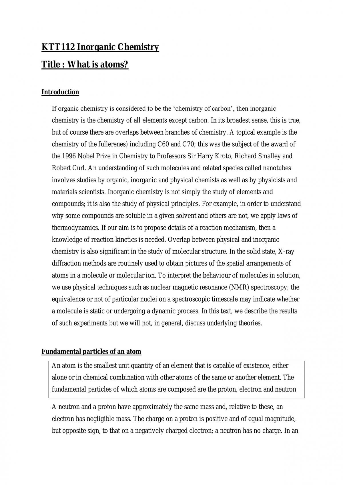 What is Atom - Page 1