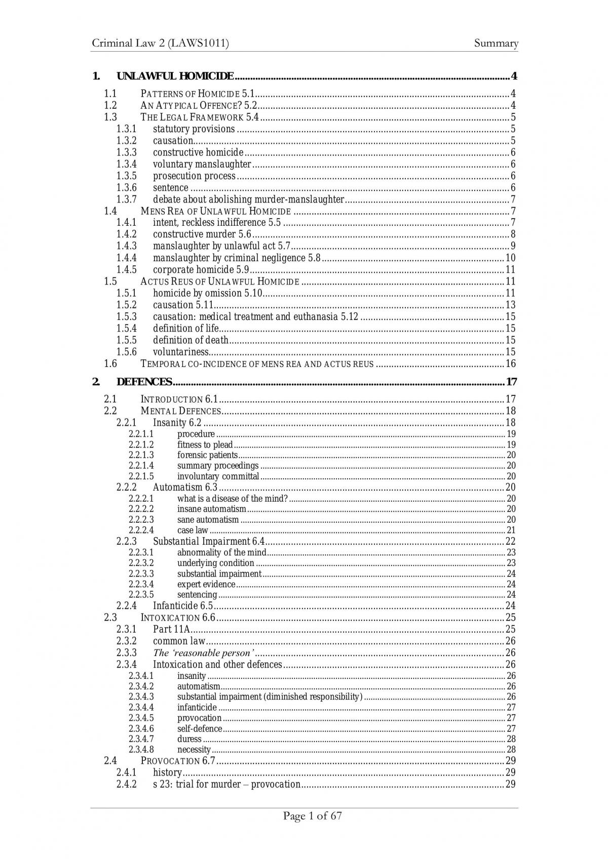 LAWS1022 Compelte Notes - Page 1