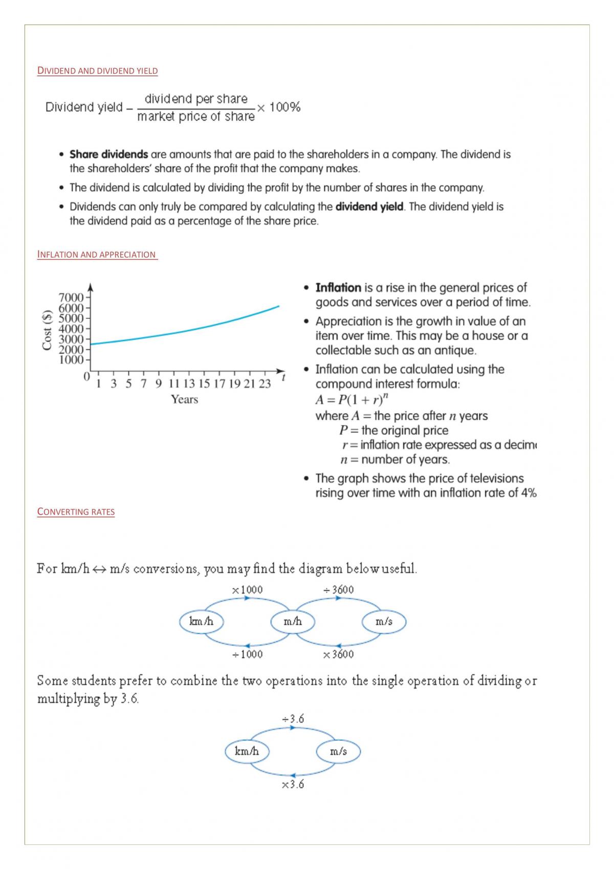 Maths General 2 Notes - Page 1