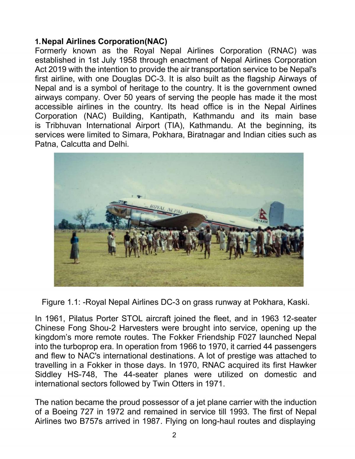 Nepal airline - Page 1