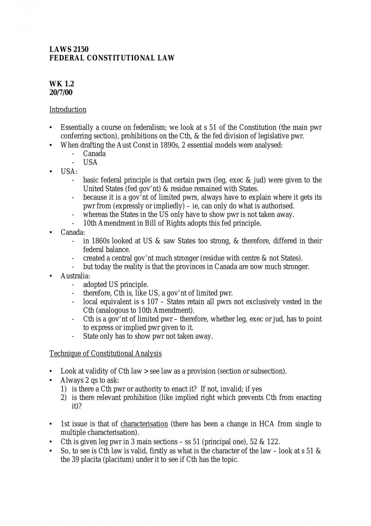 Lecture Notes - Page 1