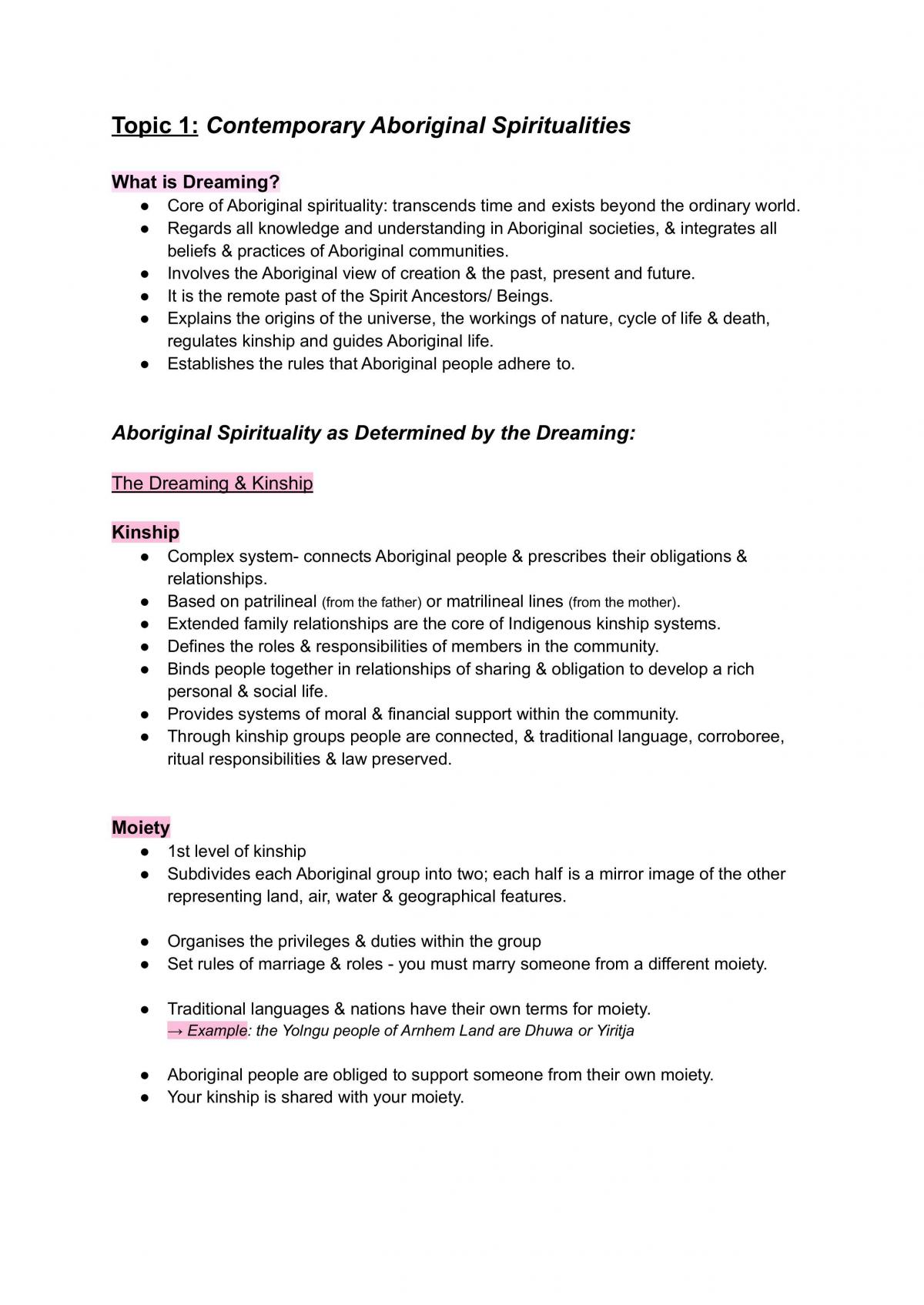 SOR Study Notes - Page 1