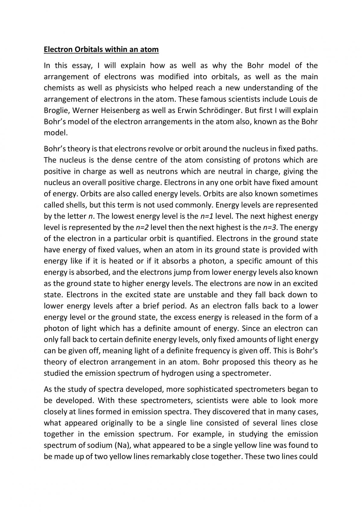 Electron orbitals  - Page 1