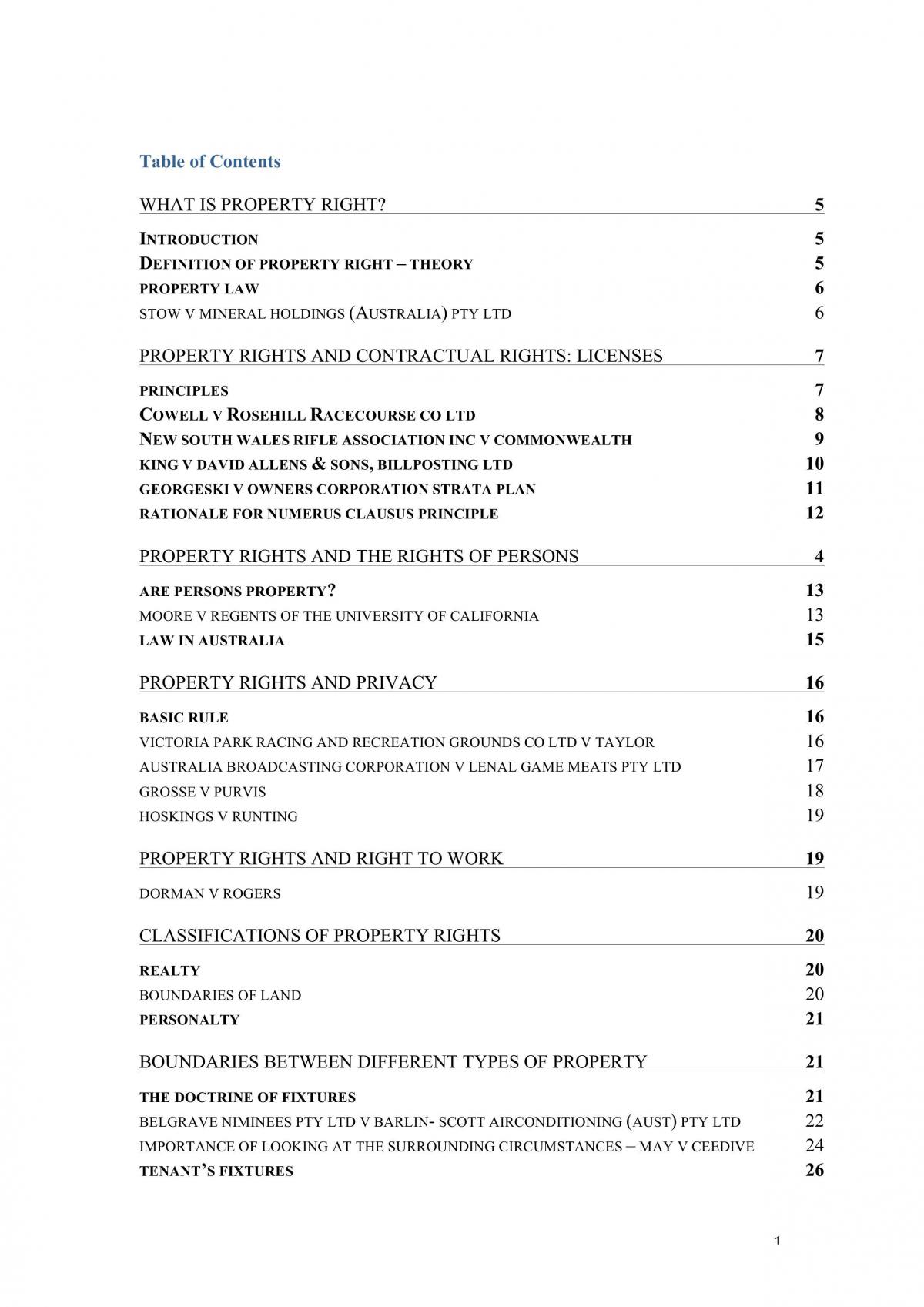 Principle of Private Final Exam note - Page 1