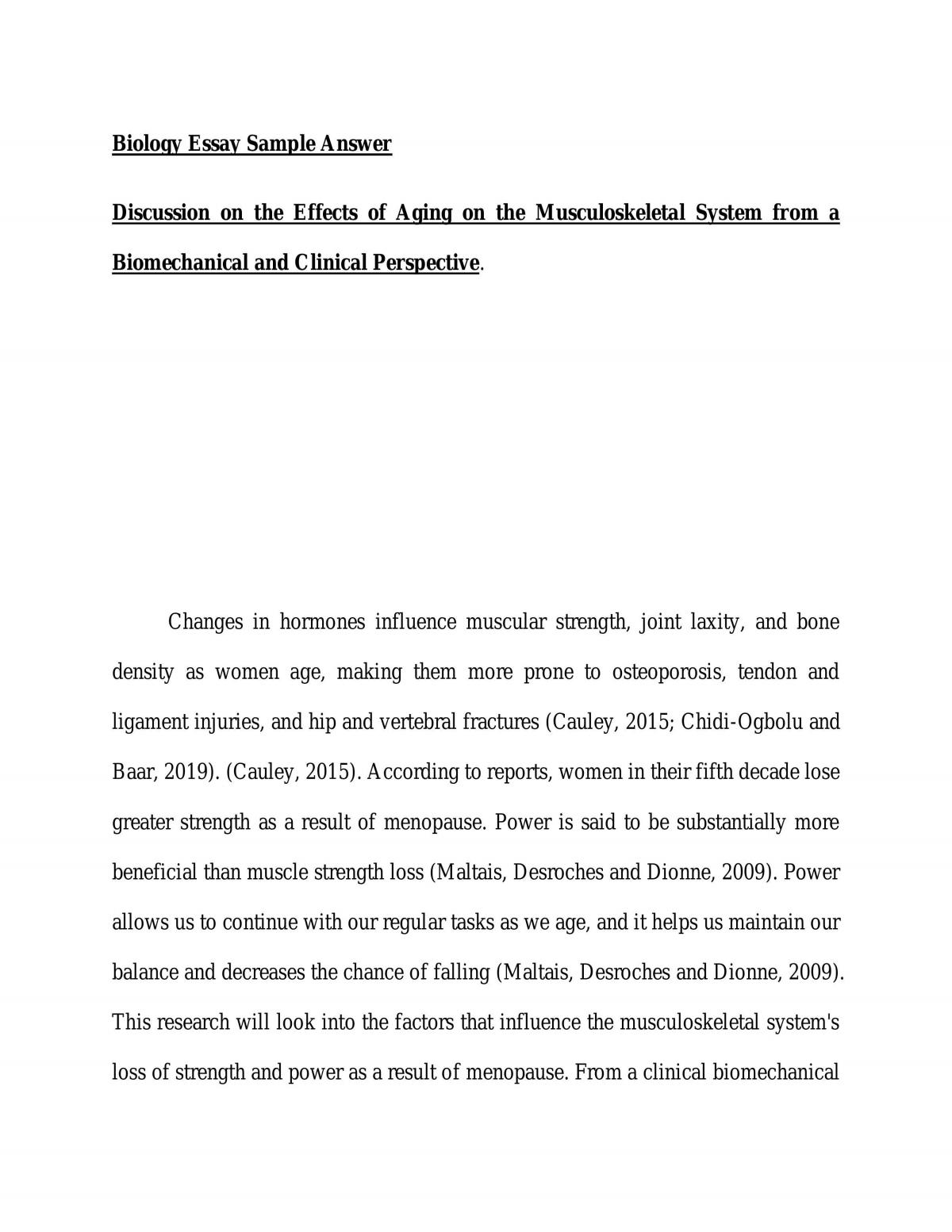 Effects of aging on the musculoskeletal system  - Page 1