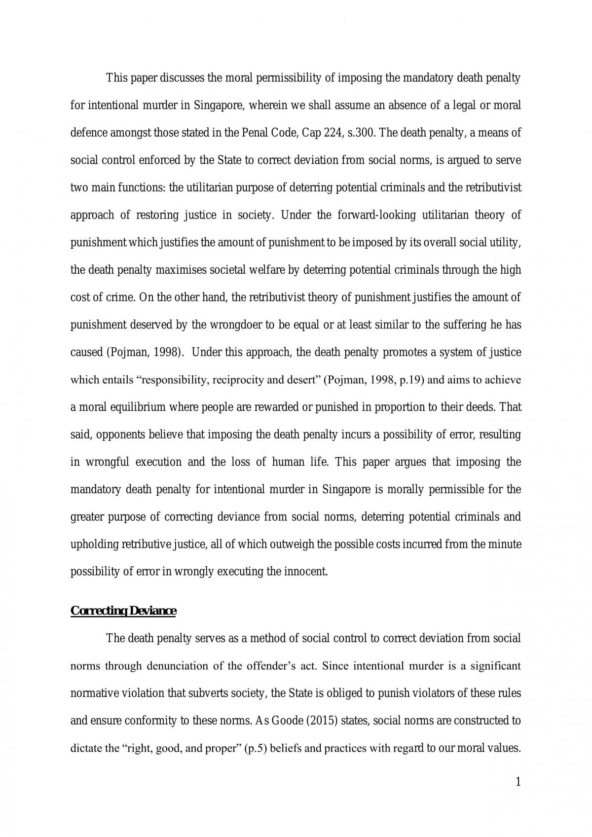 FAS1101 Final Essay - Page 1