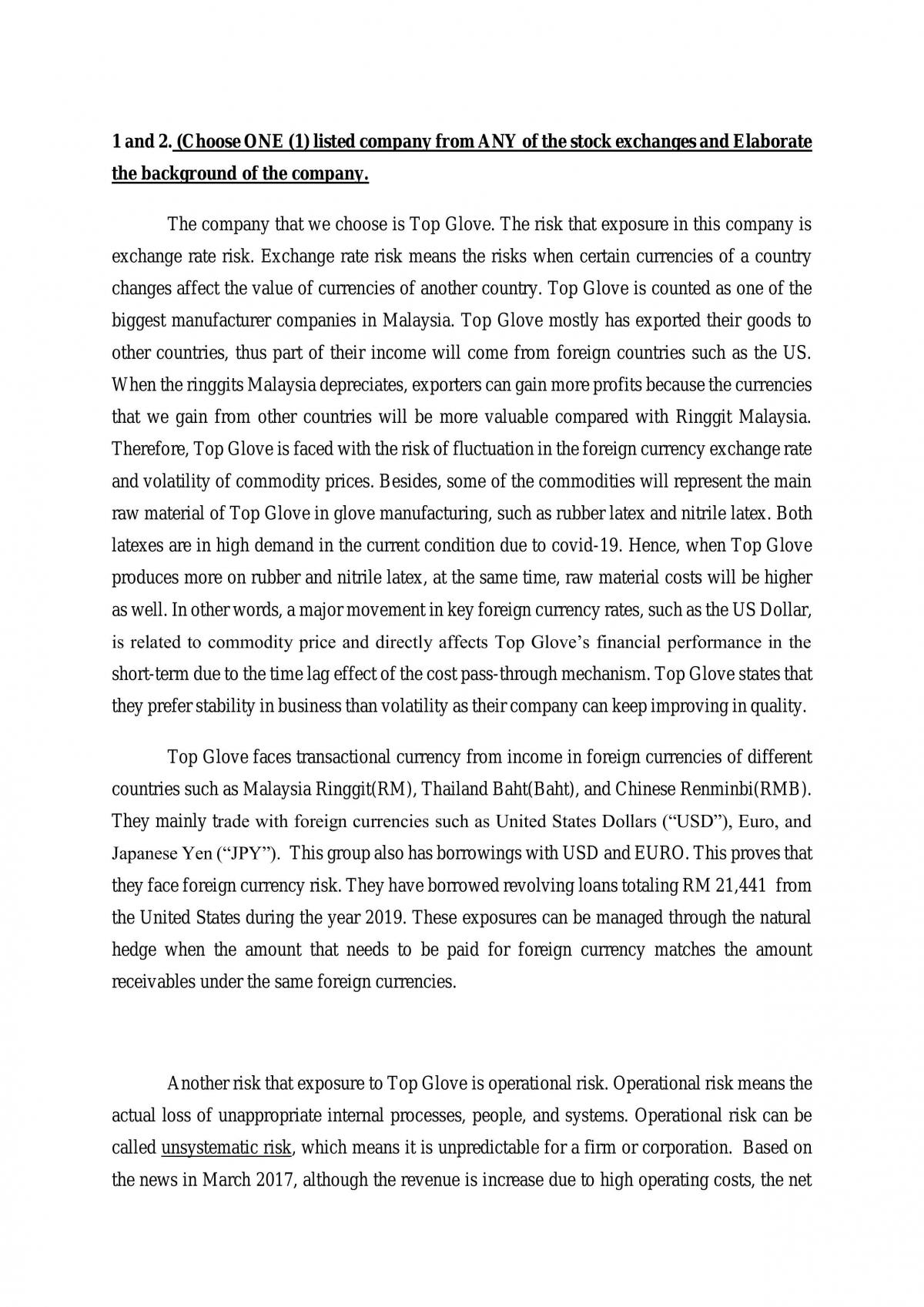 Forex Assignment - Page 1