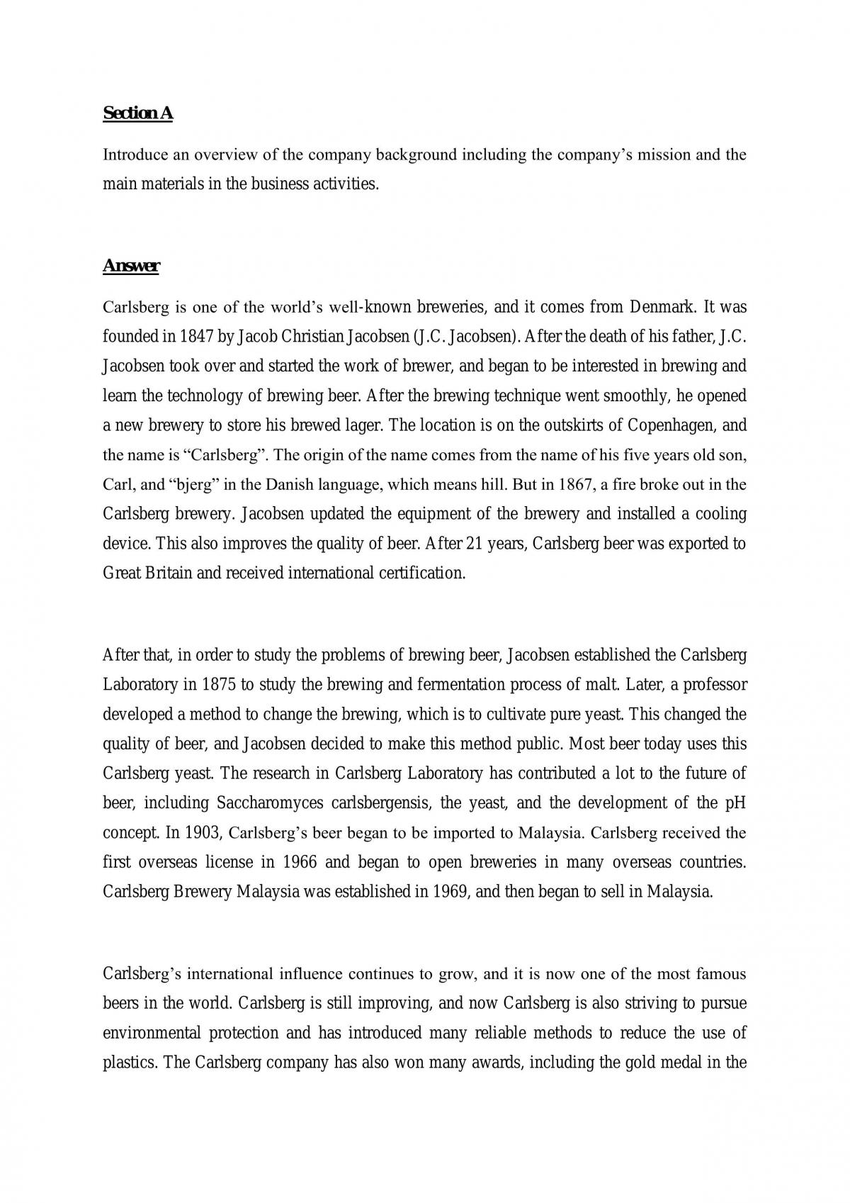Cost and Management Assignment - Page 1