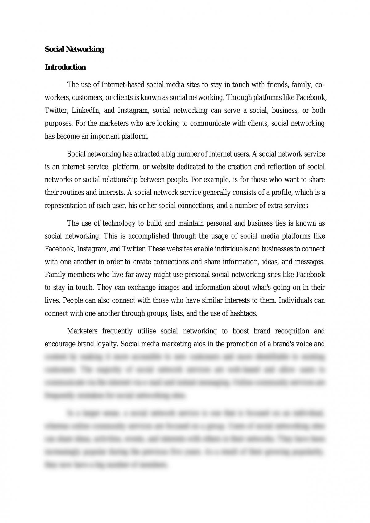 networking essay chevening sample pdf