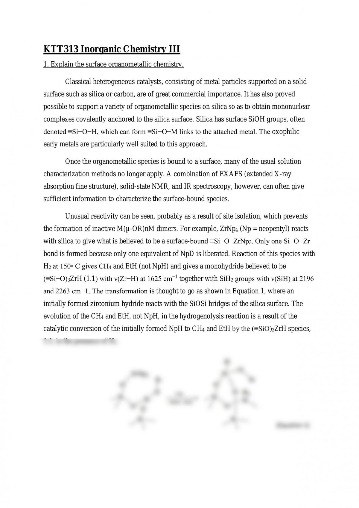 chemistry essay examples
