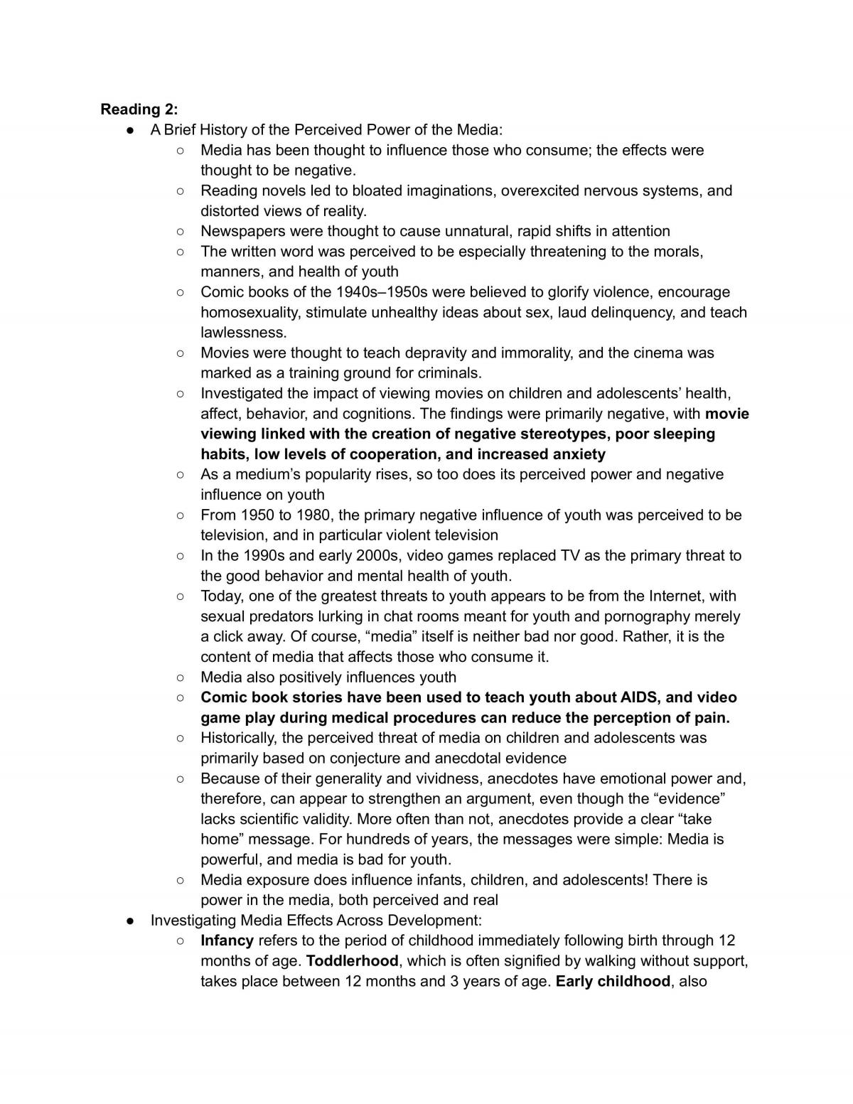PSYC 325 Notes - Page 1