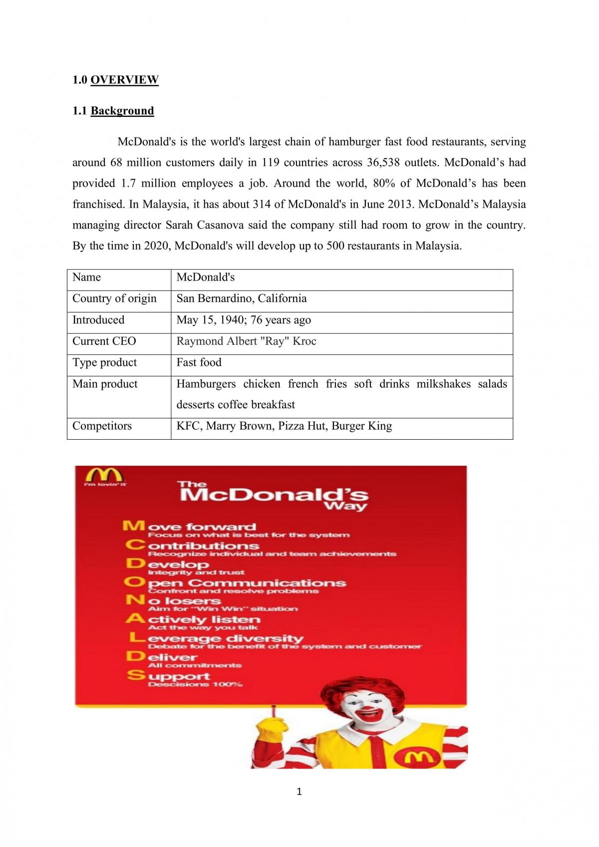 McDonald's - Page 1