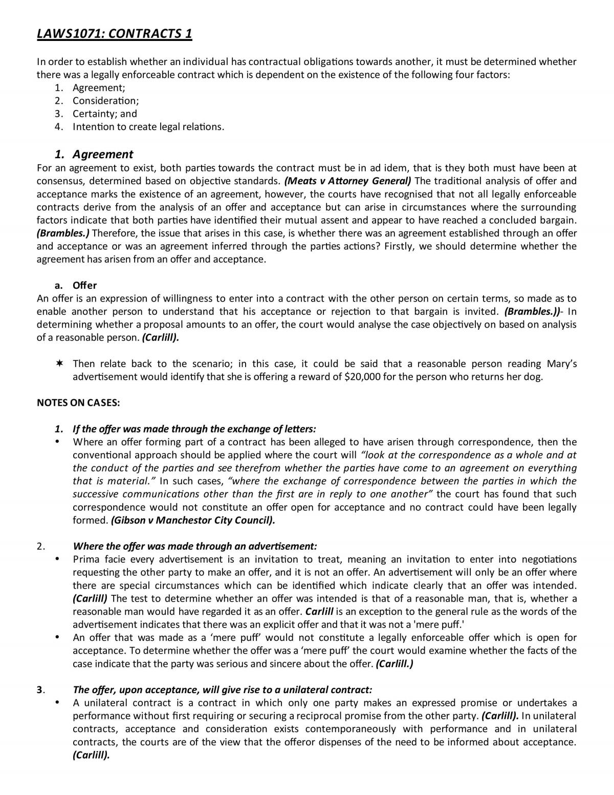 Contracts 1 Principles - Page 1